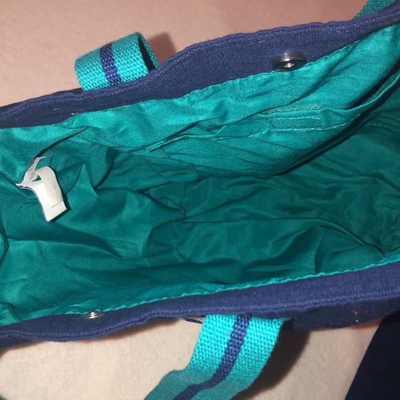 Two dapper chihuahua tote bags in navy canvas with rhinestones - Picture 7 of 12